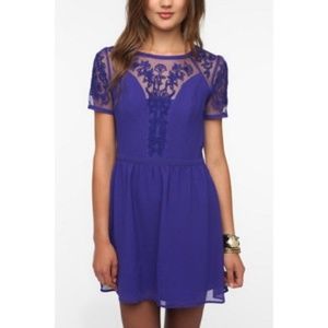 Urban Outfitters Kimchi Blue Crepe Lace Dress